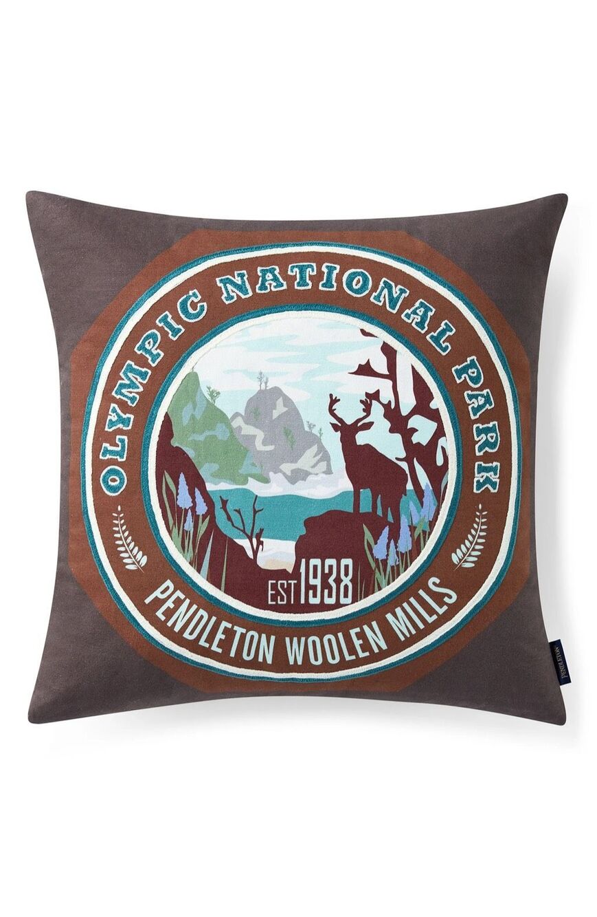 Pendleton Olympic National Park Embroidered Accent Throw Pillow 20x20 NWT